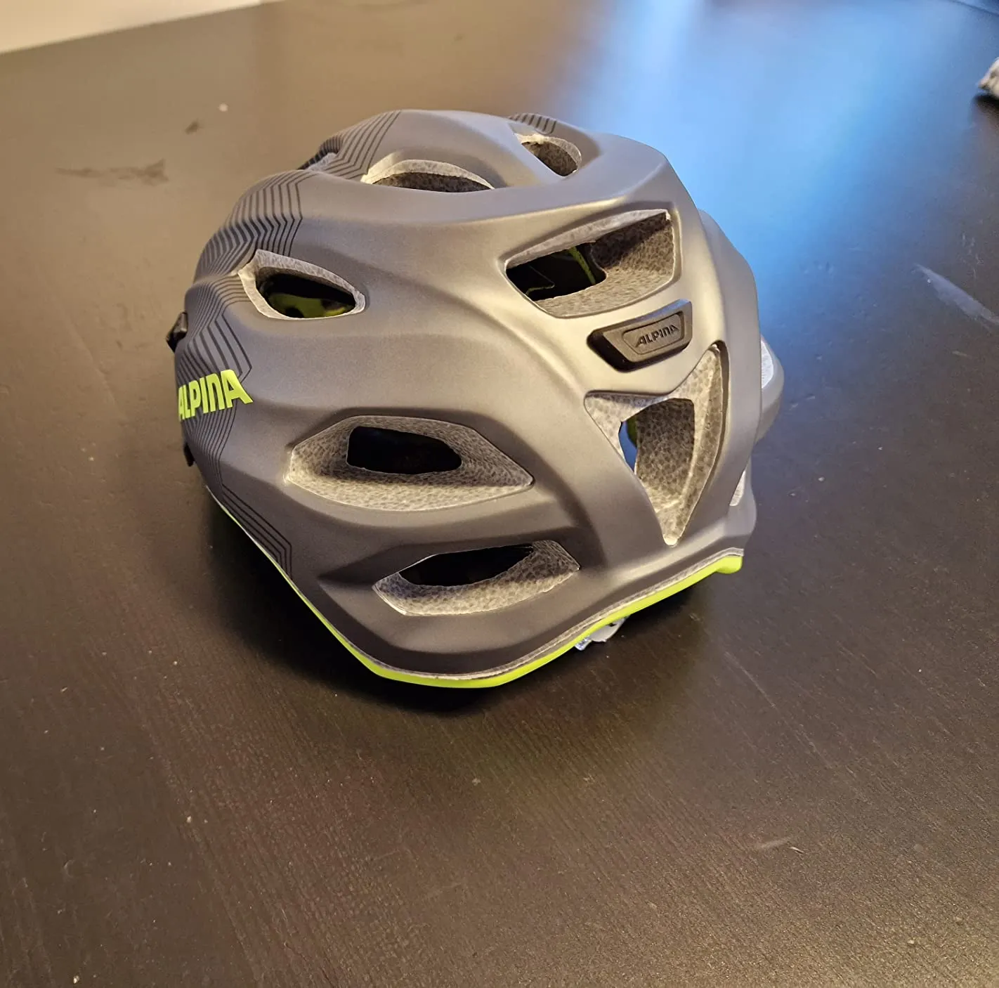 Alpina Carapax JR casco MTB junior 51-56 cm giallo