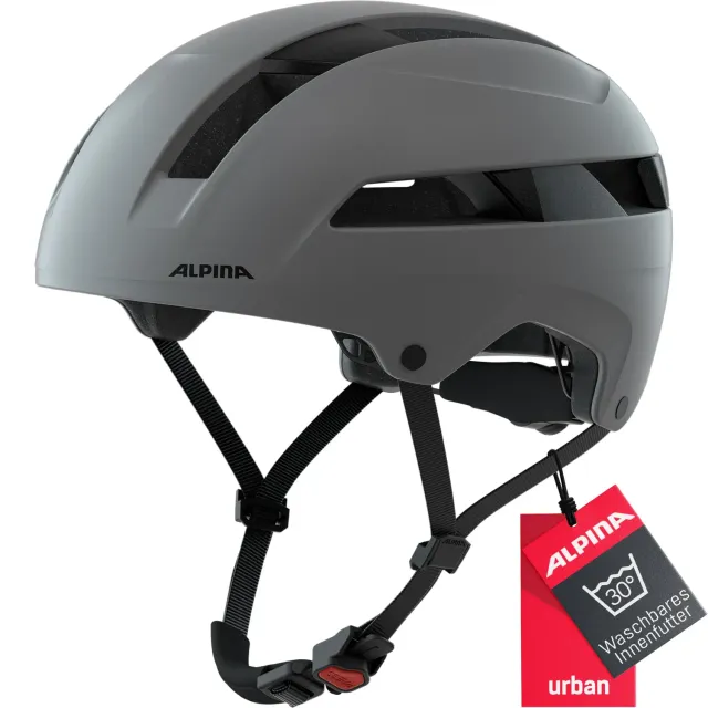 Alpina Soho casco bici Coffee Grey Matt urbano