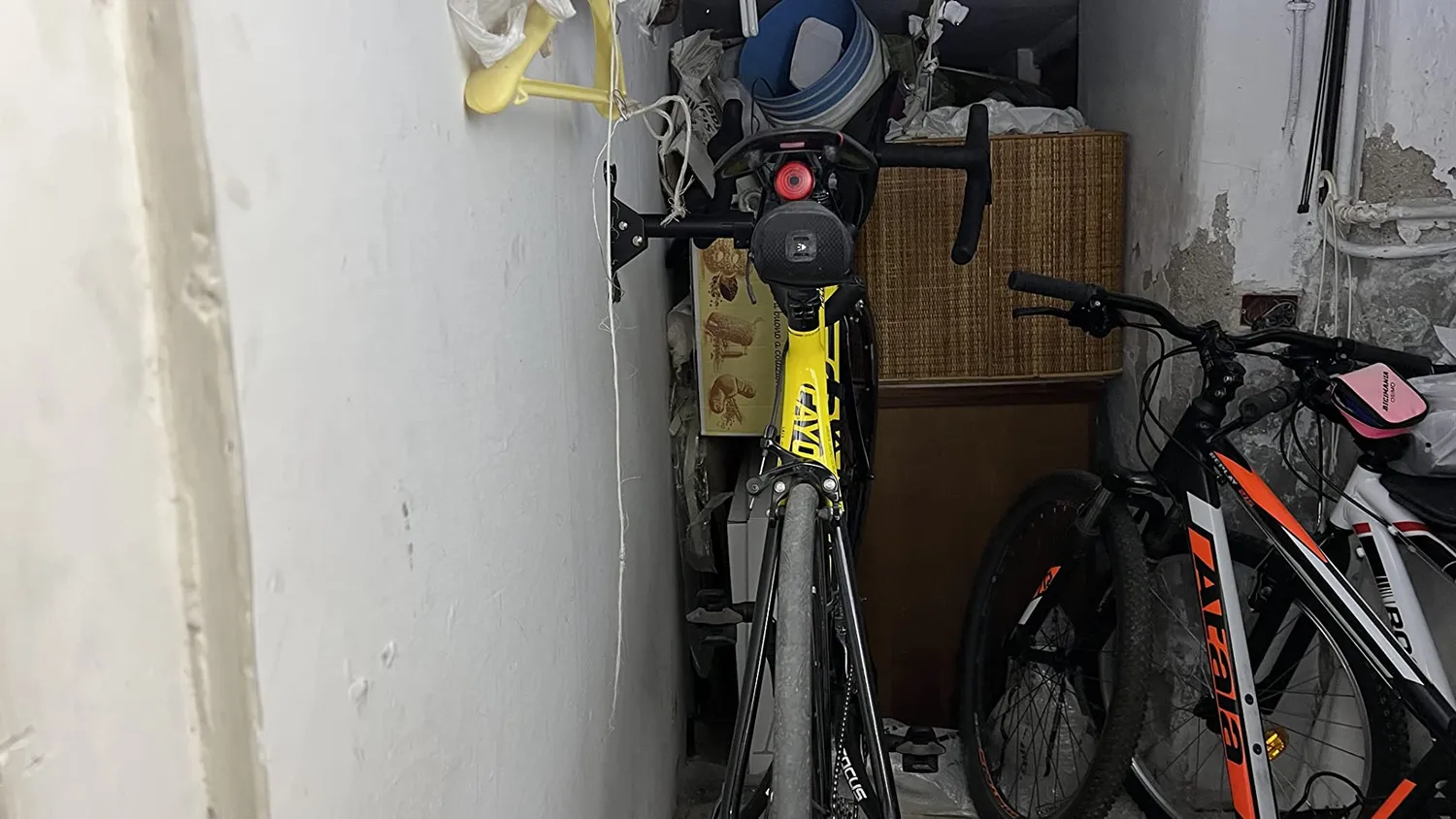 Borgen supporto bici da parete pieghevole nero 20 kg 1 pz