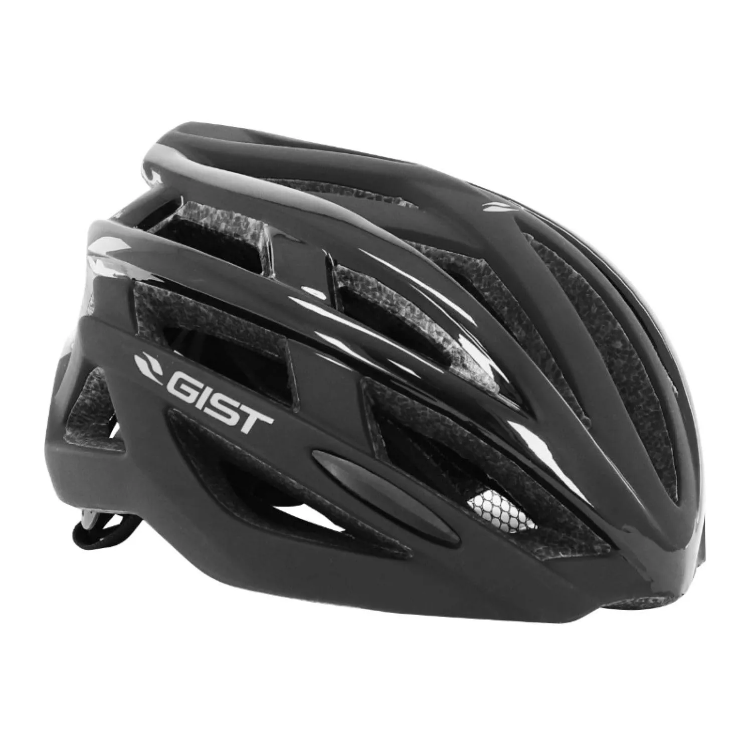 Gist Planet casco bici nero-lime 23 prese aria