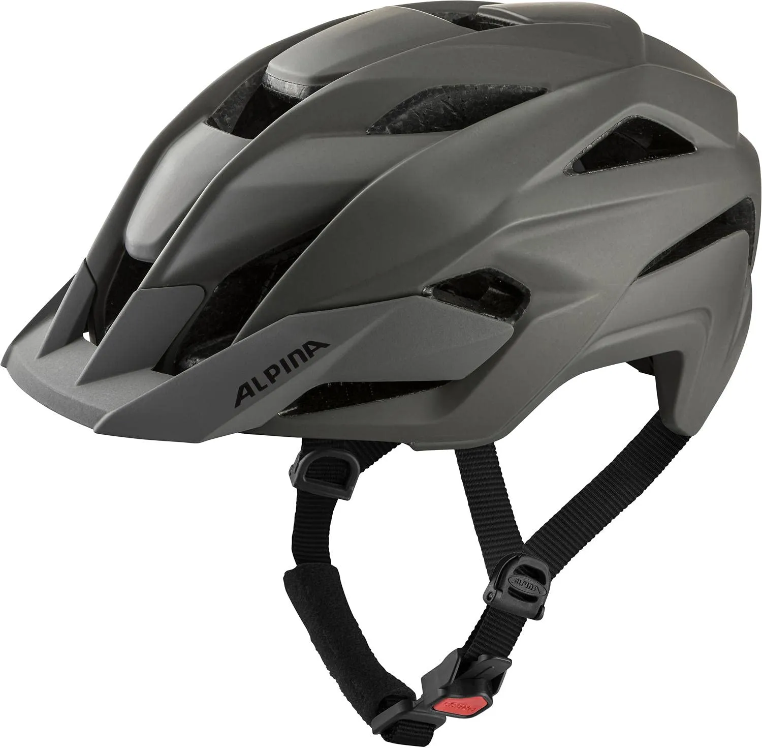 Alpina Kamloop casco bici coffee-grey matt trail
