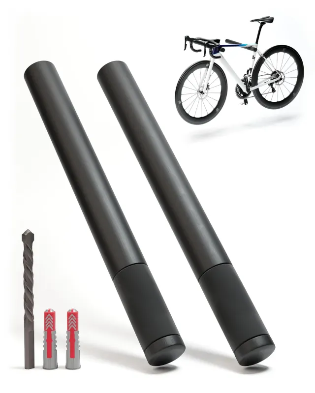 Borgen supporto bici parete legno nero 27 cm