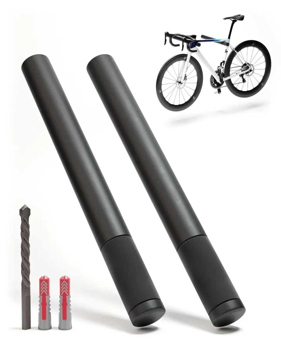 Borgen supporto bici parete legno nero 27 cm