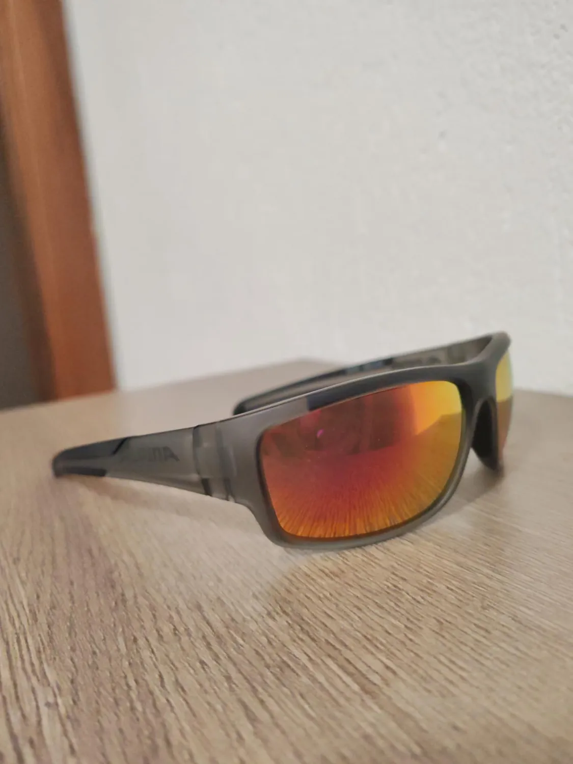 Alpina Testido occhiali anthracite specchiati