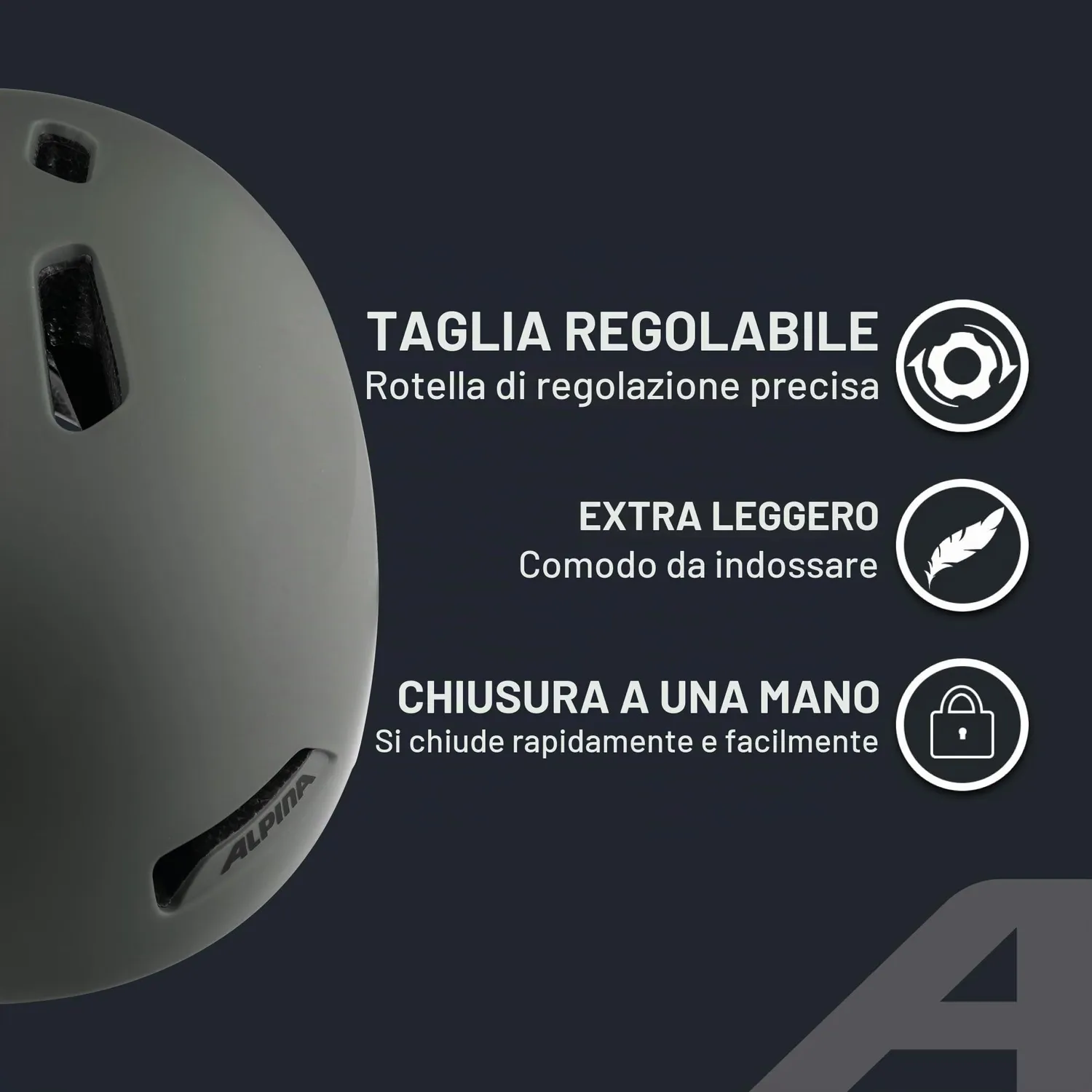 Alpina Haarlem casco bici adulto città