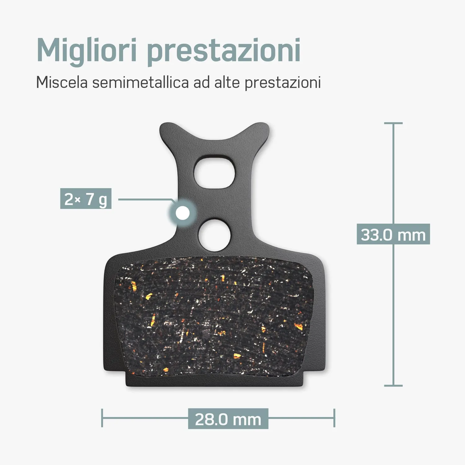 Borgen Formula The One Cura pastiglie freno 2 paia disco