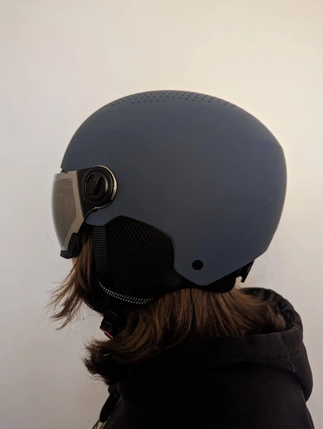 Alpina Arber Visor Q-Lite casco sci ink matt 54-58 cm visiera