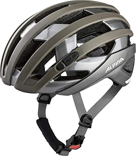 Alpina Campiglio Casco Bici Seppia 55-61 cm Twin Shell