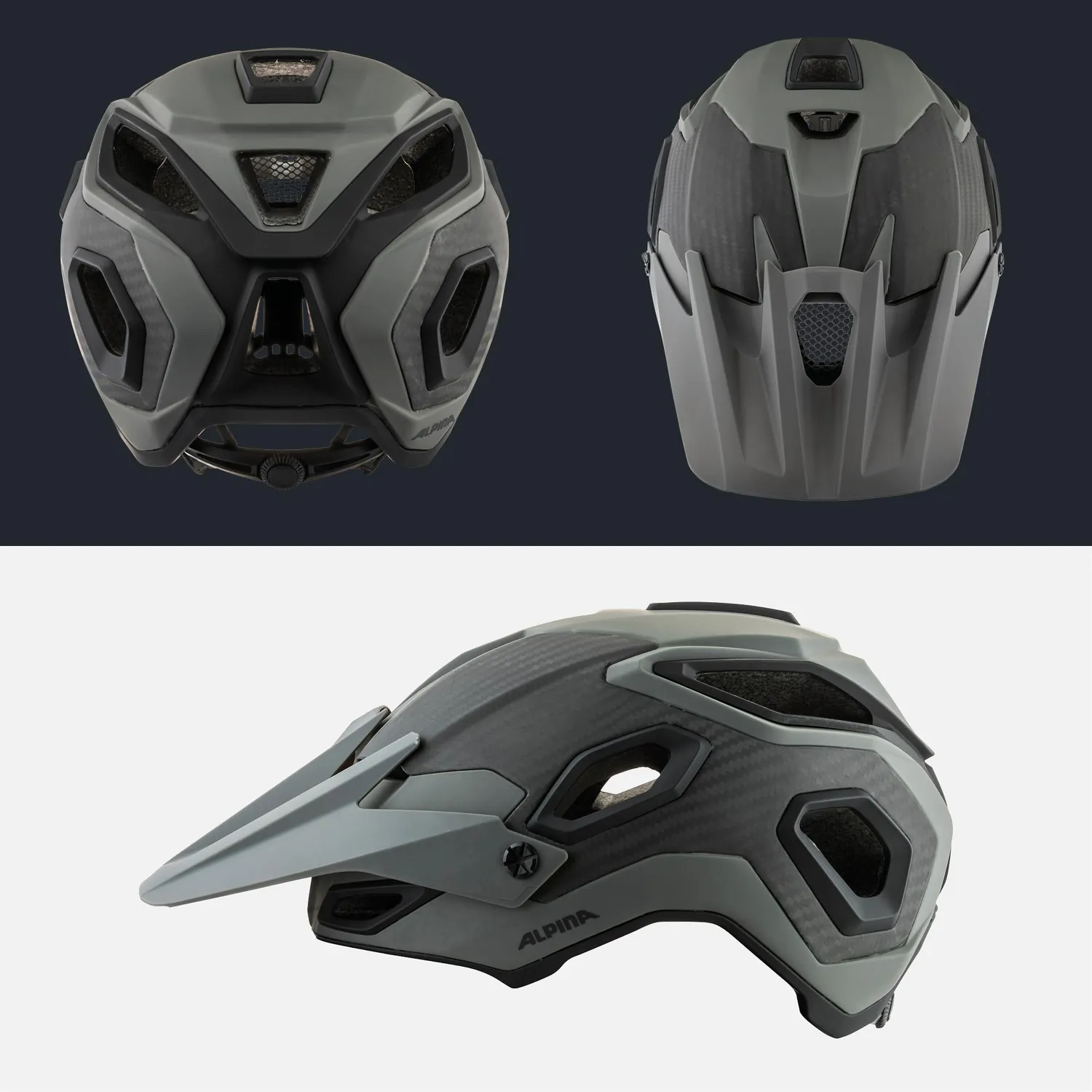 Alpina Rootage casco bici 52-57 cm carbonio