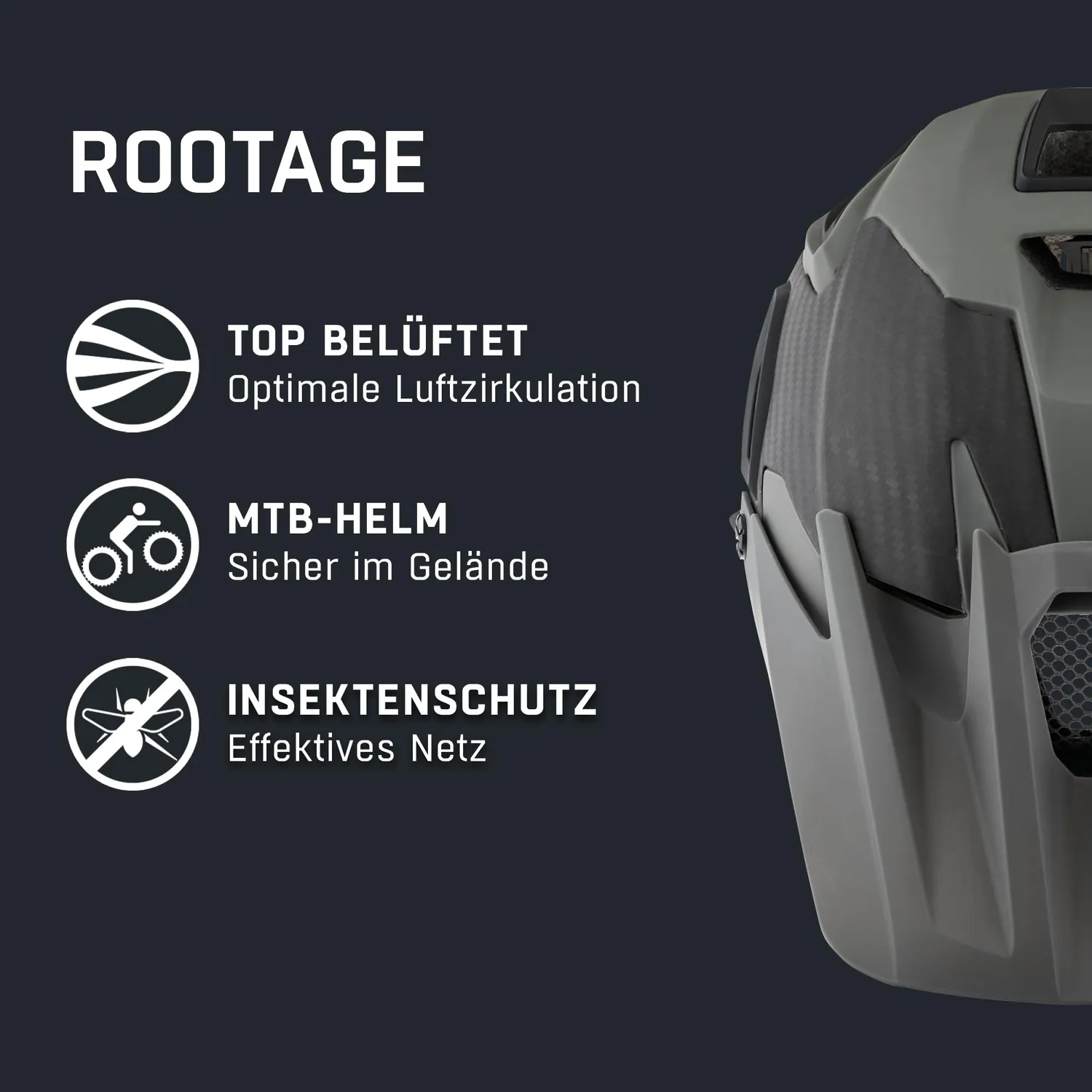 Alpina Rootage casco bici 52-57 cm carbonio
