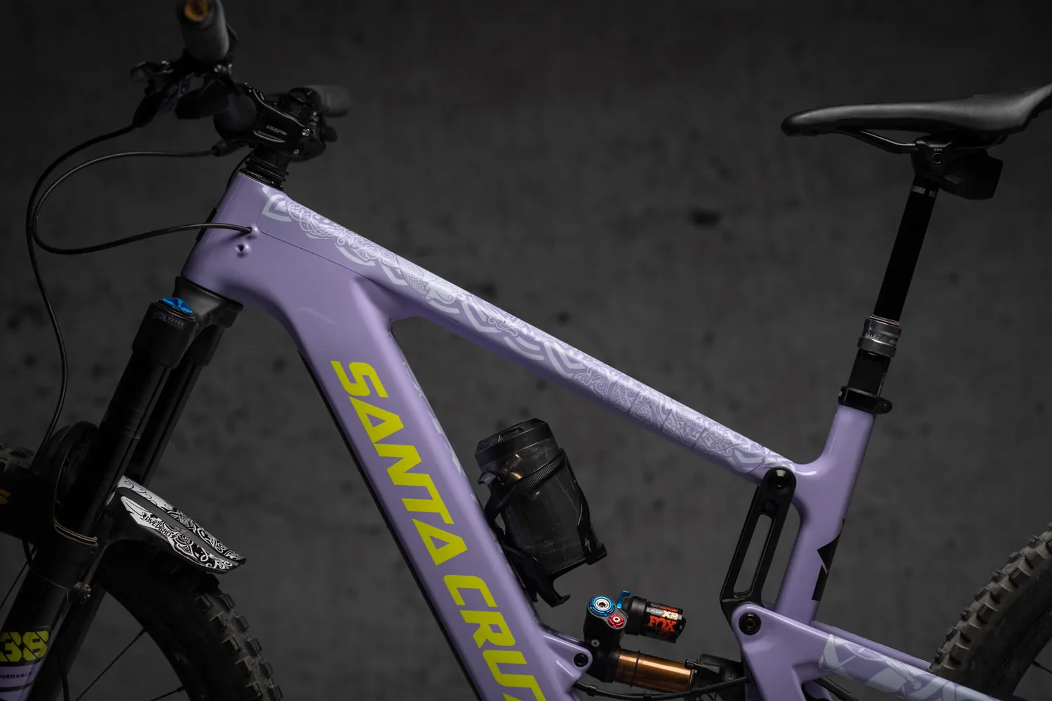Dyedbro Viking e-Bike protezione telaio nera opaca