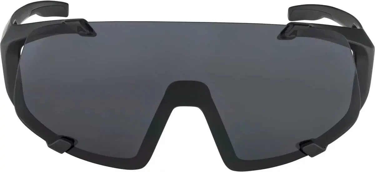Alpina Hawkeye occhiali sportivi all black matt