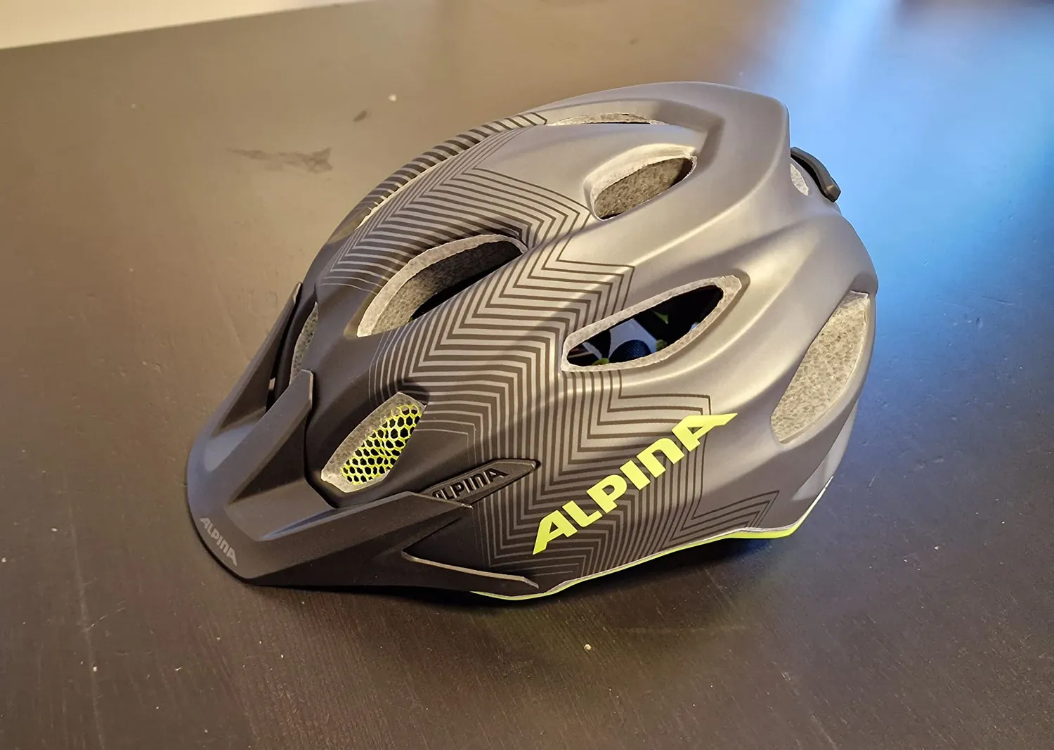 Alpina Carapax JR casco MTB junior 51-56 cm giallo