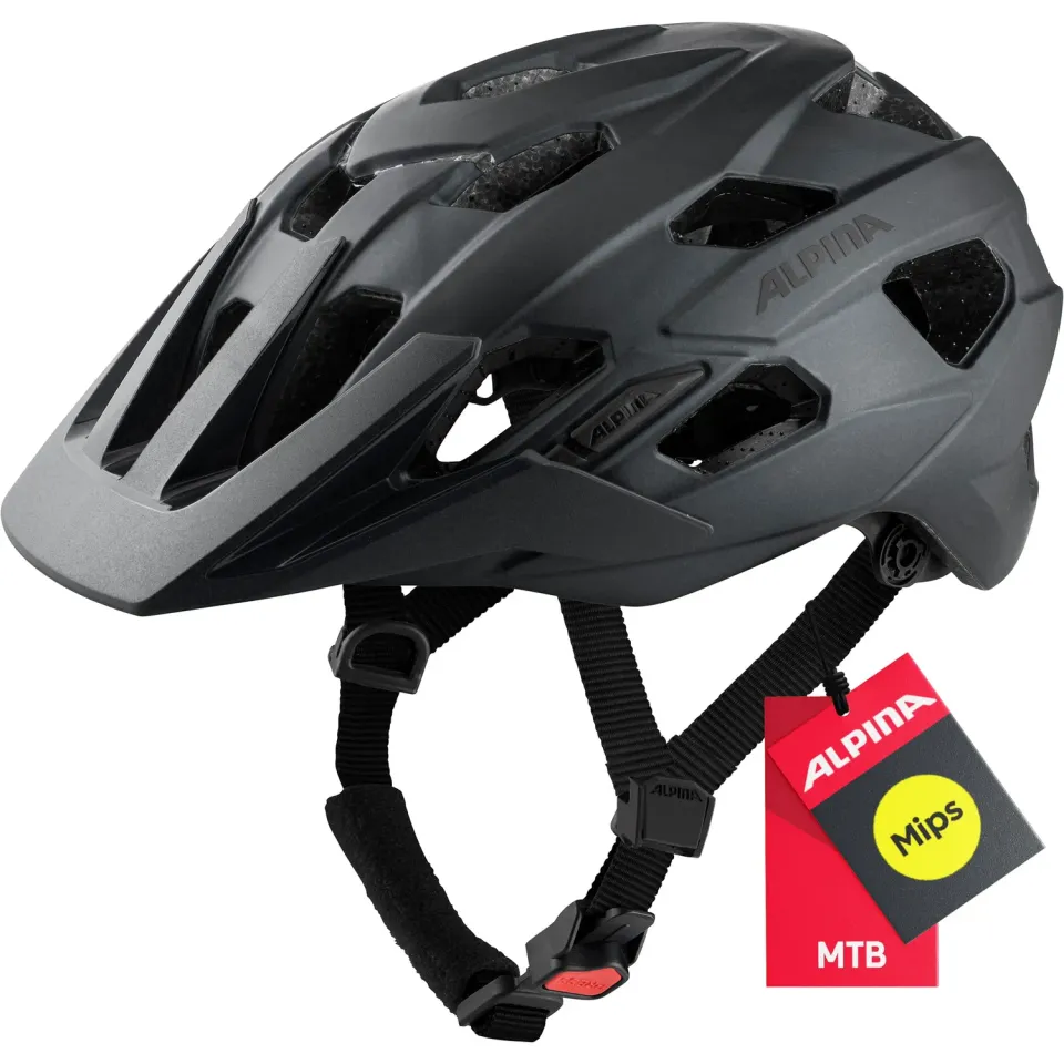 Alpina Plose MIPS casco bici 52-57 cm black matt