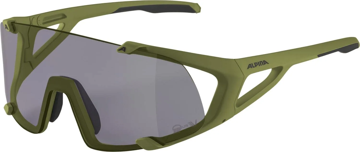 Alpina Hawkeye S Q-Lite V occhiali sportivi cool-grey matt fotocromatici