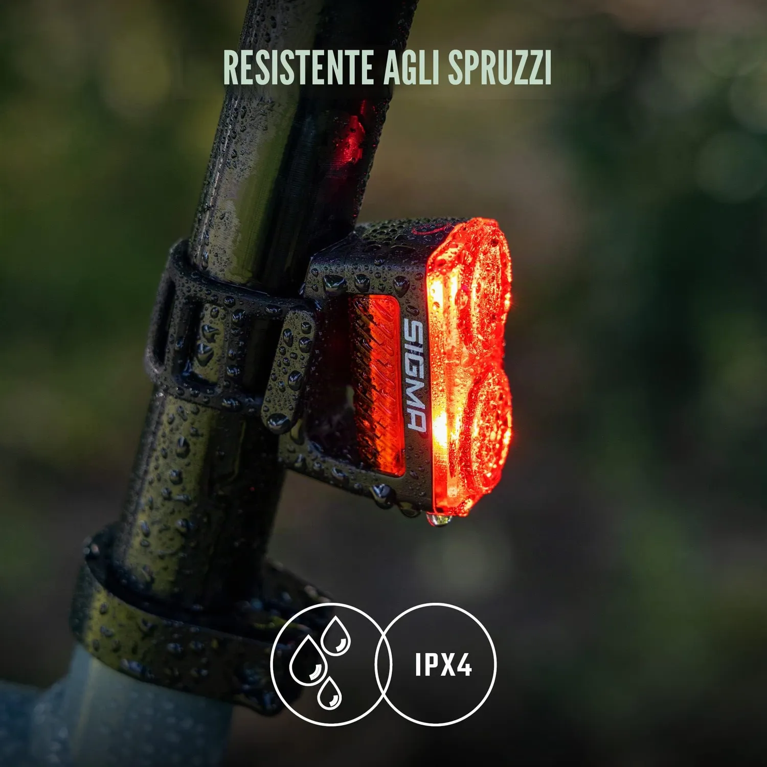 Sigma Buster RL 150 fanale posteriore bici con stop