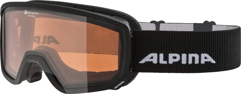 Alpina Scarabeo S QH occhiali sci bambino lente arancione