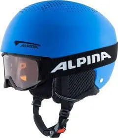 Alpina Zupo Set casco sci bambino arancione 48-52 cm