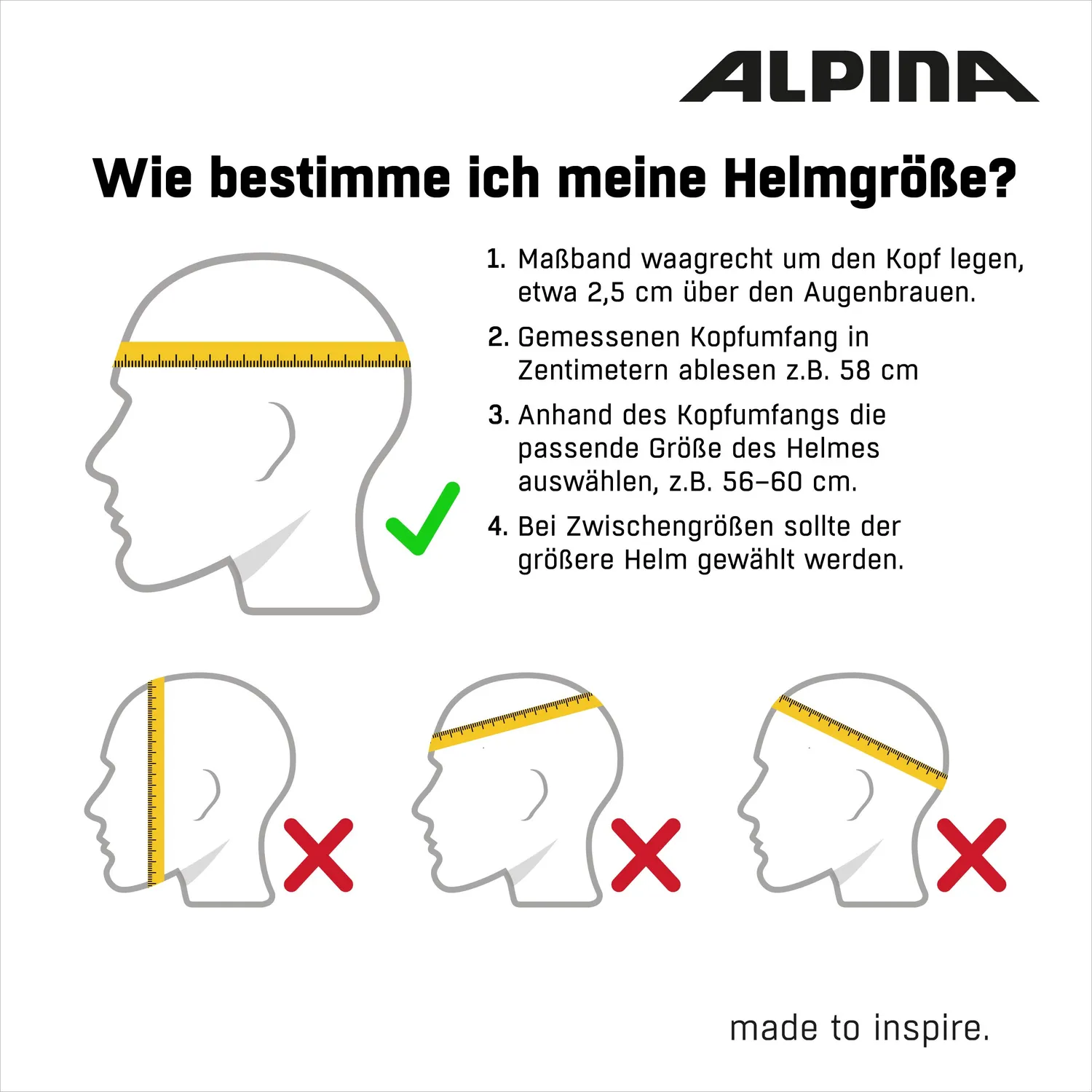 Alpina Altowatt casco strada 52-57 cm ventilato