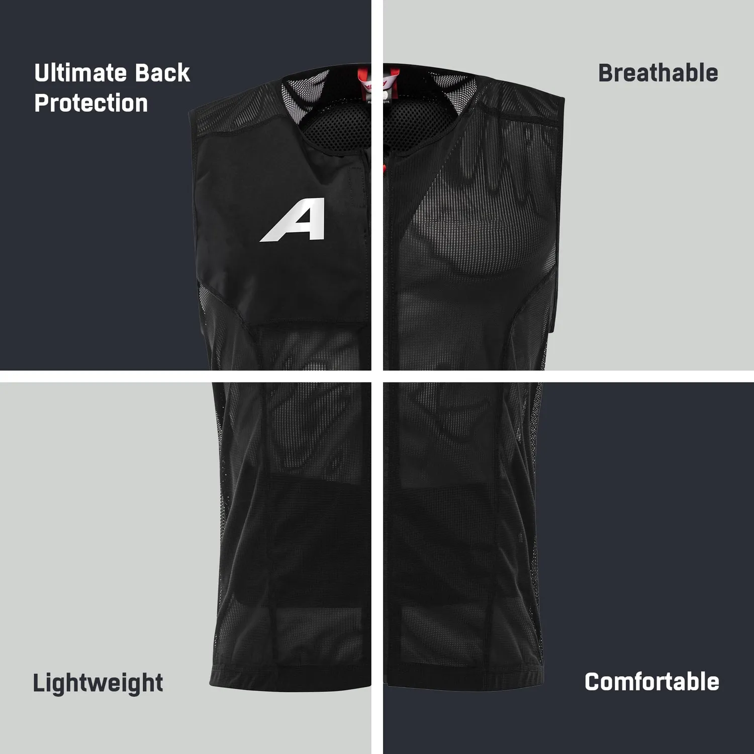 Alpina Proshield Men gilet protettivo S paraschiena