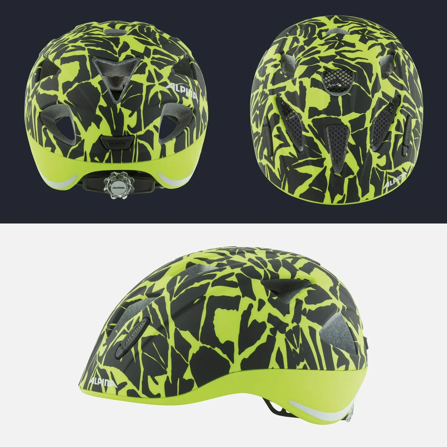 Alpina Ximo LE casco bici bambino 47-51 nero
