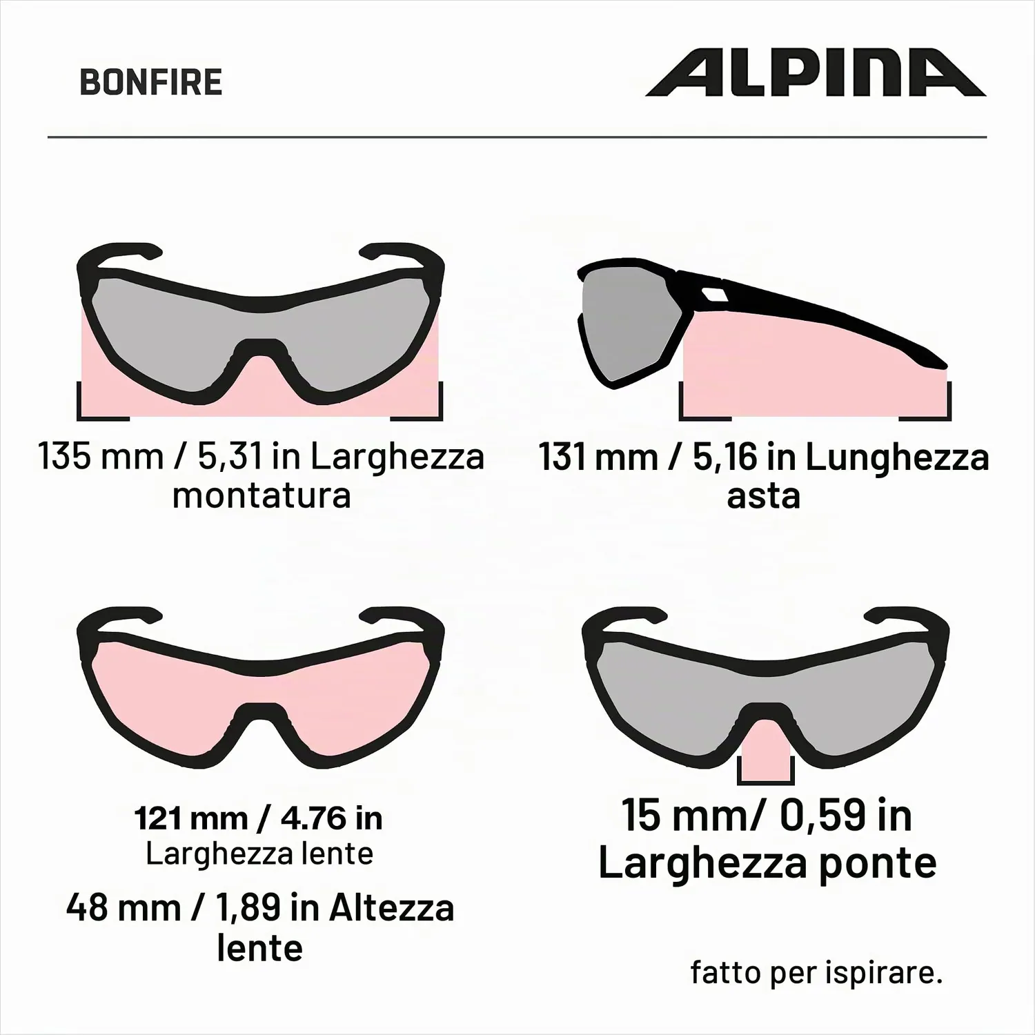 Alpina Sport Bonfire occhiali sportivi olive matt