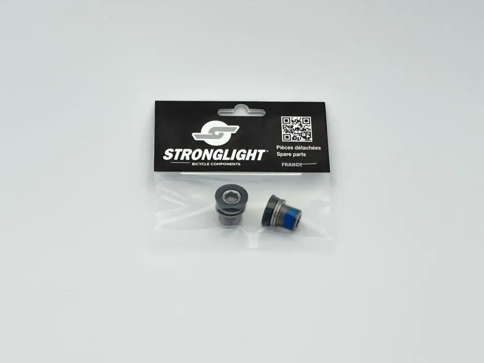 Stronglight Magan 3 4 viti pedivelle ISIS asse acciaio