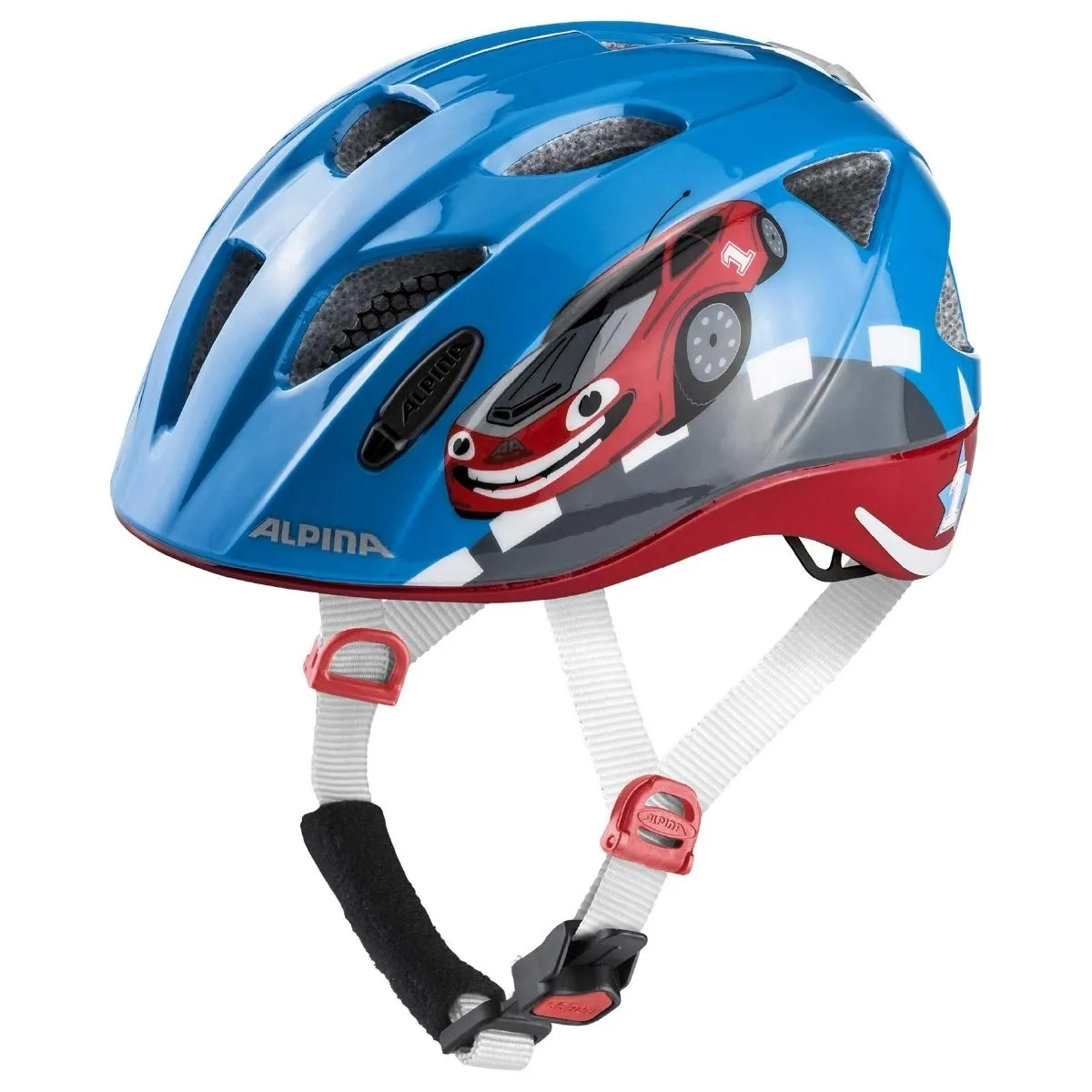Alpina Ximo Flash casco bimbo 45-49 reflective luce