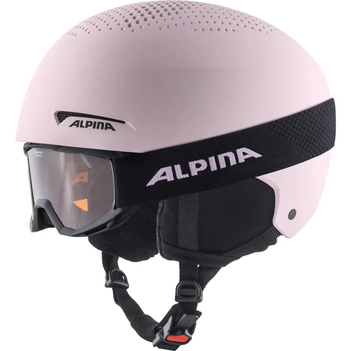 Alpina Zupo Piney set casco sci bimbo blu 48-52