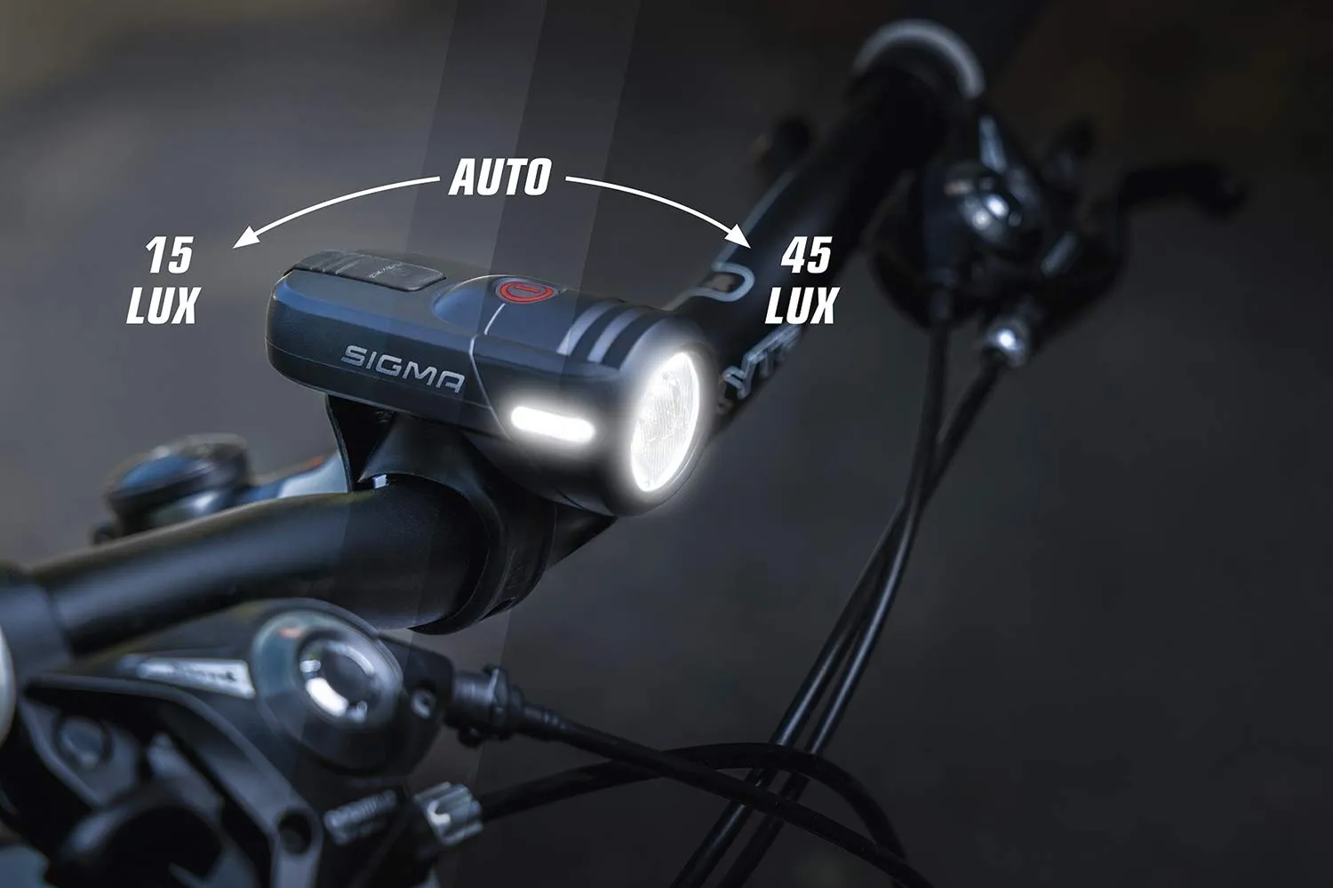 Sigma Aura 45 Nugget II Set Luci Bici Ricaricabile StVZO