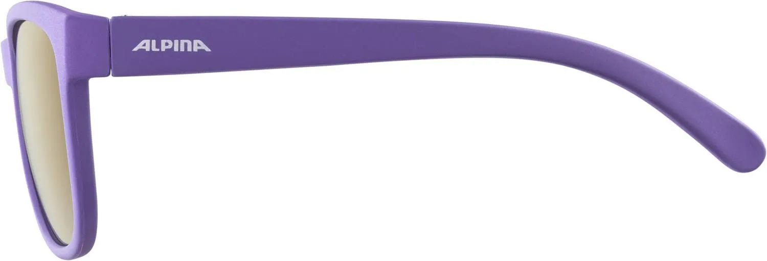 Alpina Luzy occhiali sole bimbi purple matt UV infrangibili