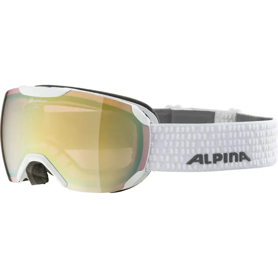 Alpina Pheos S QVMM maschera sci white fotocromatica