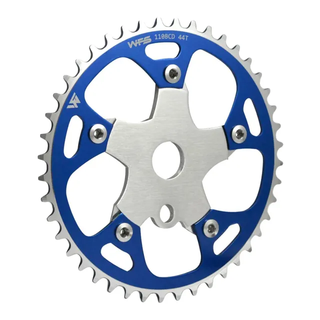 WFS Pulsar corona bici 44T blu single speed