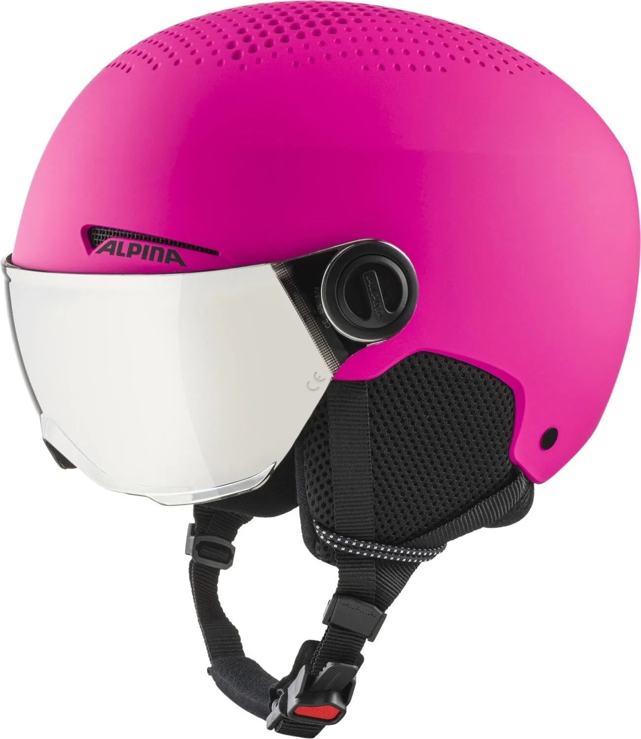Alpina Zupo Visor Q-Lite casco sci bimbo blu 54-58 cm