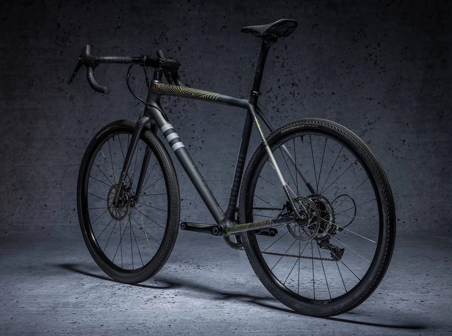 Dyedbro Stay Free Gravel protezione telaio nera matt