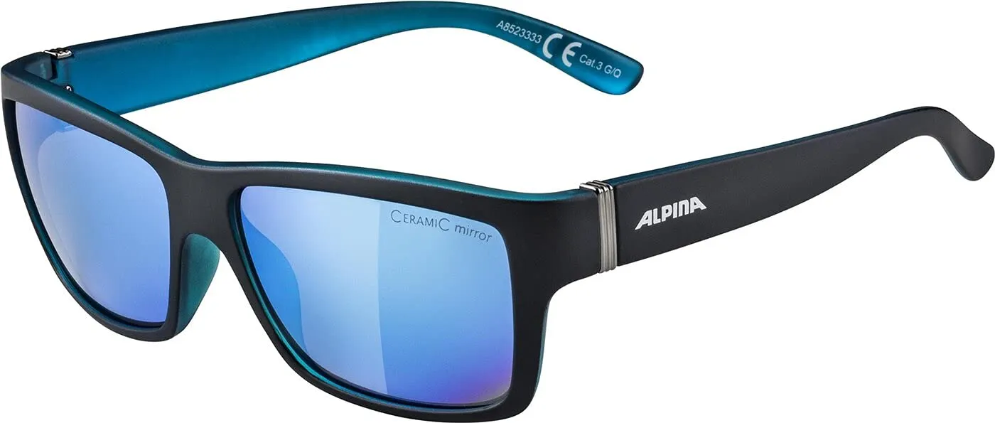 Alpina Kacey Occhiali Sole Black Matt Green Specchiati