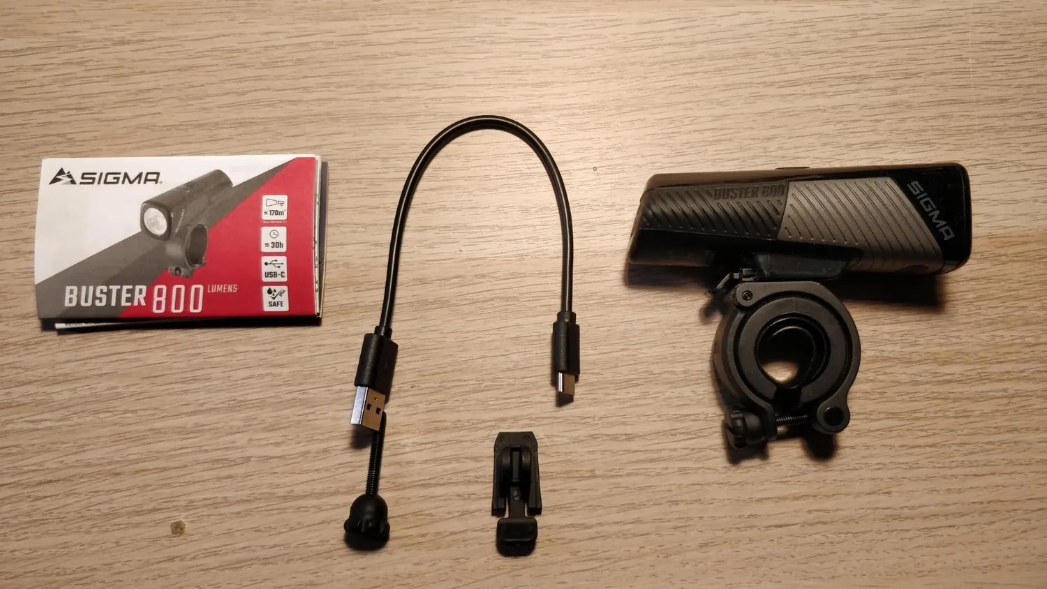Sigma Buster 800 fanale bici anteriore 800 lumen
