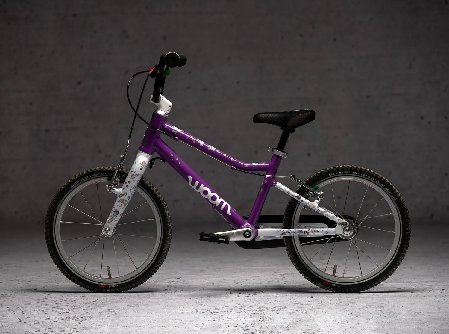 Dyedbro Unicorn Kids protezione bici bimbo lucida