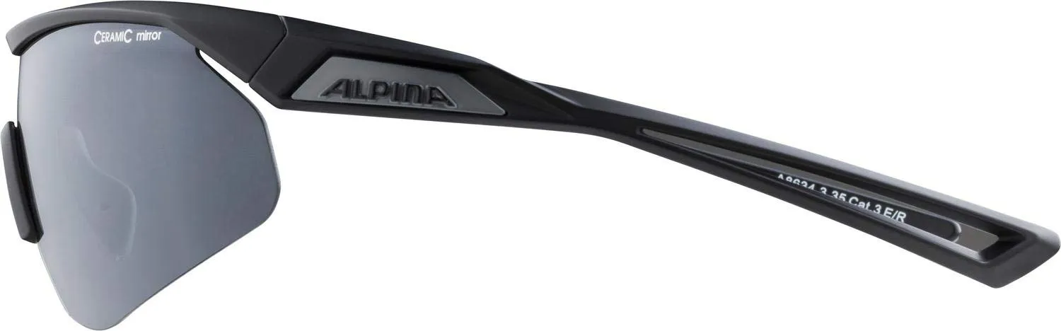 Alpina Nylos Shield occhiali bici lente panoramica