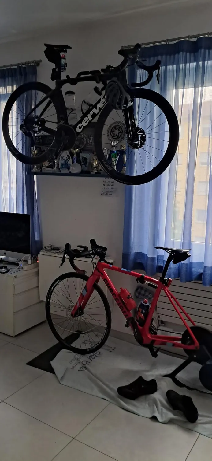 Borgen supporto bici da parete pieghevole nero 20 kg 1 pz