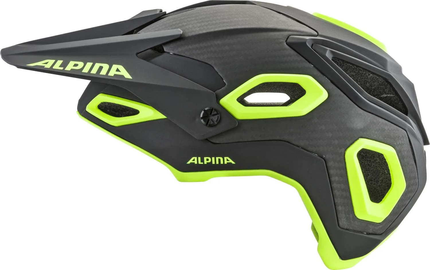 Alpina Rootage casco bici Black Neon Yellow enduro carbonio