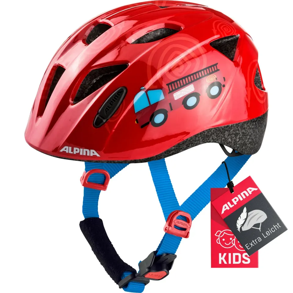 Alpina Ximo casco bici bambino firefighter