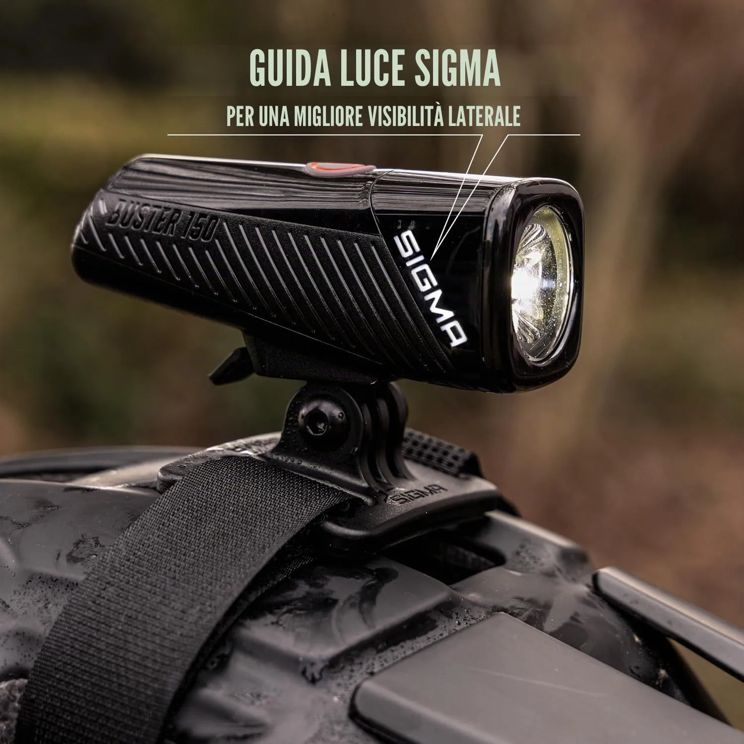 Sigma Buster 150 HL luce casco ricaricabile 150 lumen