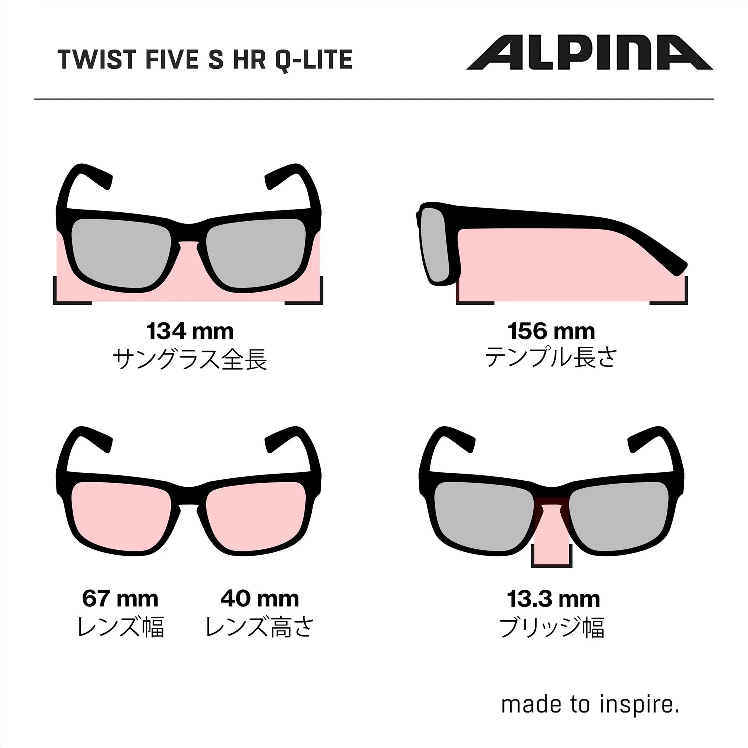 Alpina Twist Five S HR Q-Lite occhiali Hicon Cat.3