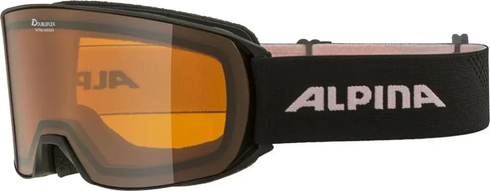 Alpina Nakiska maschera sci black-rose matt fotocromatica