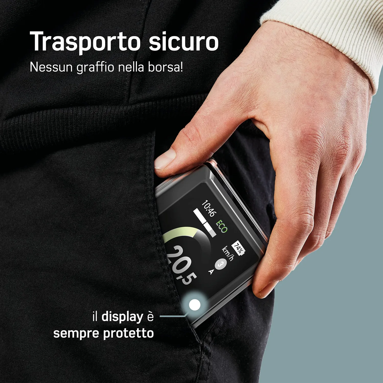 Borgen Protezione display Bosch Kiox BUI330 cover TPU trasparente