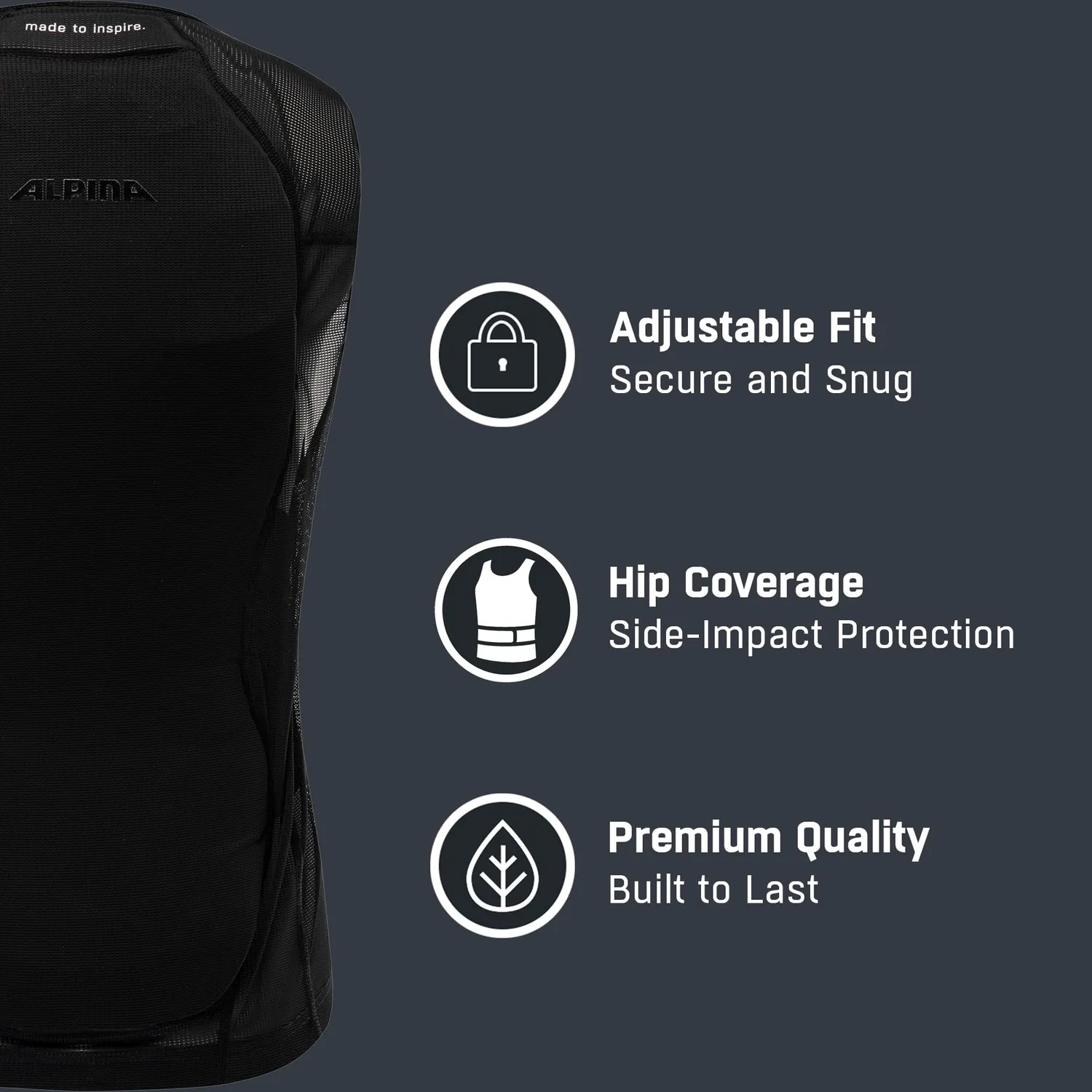 Alpina Proshield Women gilet paraschiena donna XS traspirante
