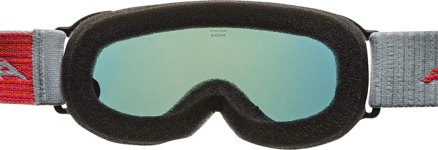 Alpina Pheos MM occhiali da sci bambino viola specchiati