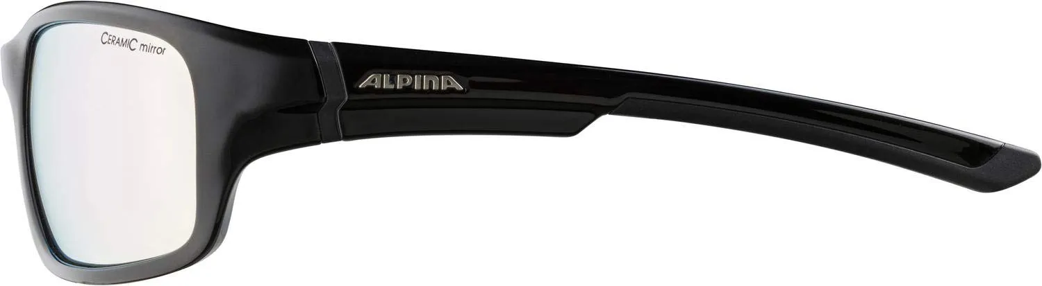 Alpina Lyron S occhiali sportivi black gloss visi stretti