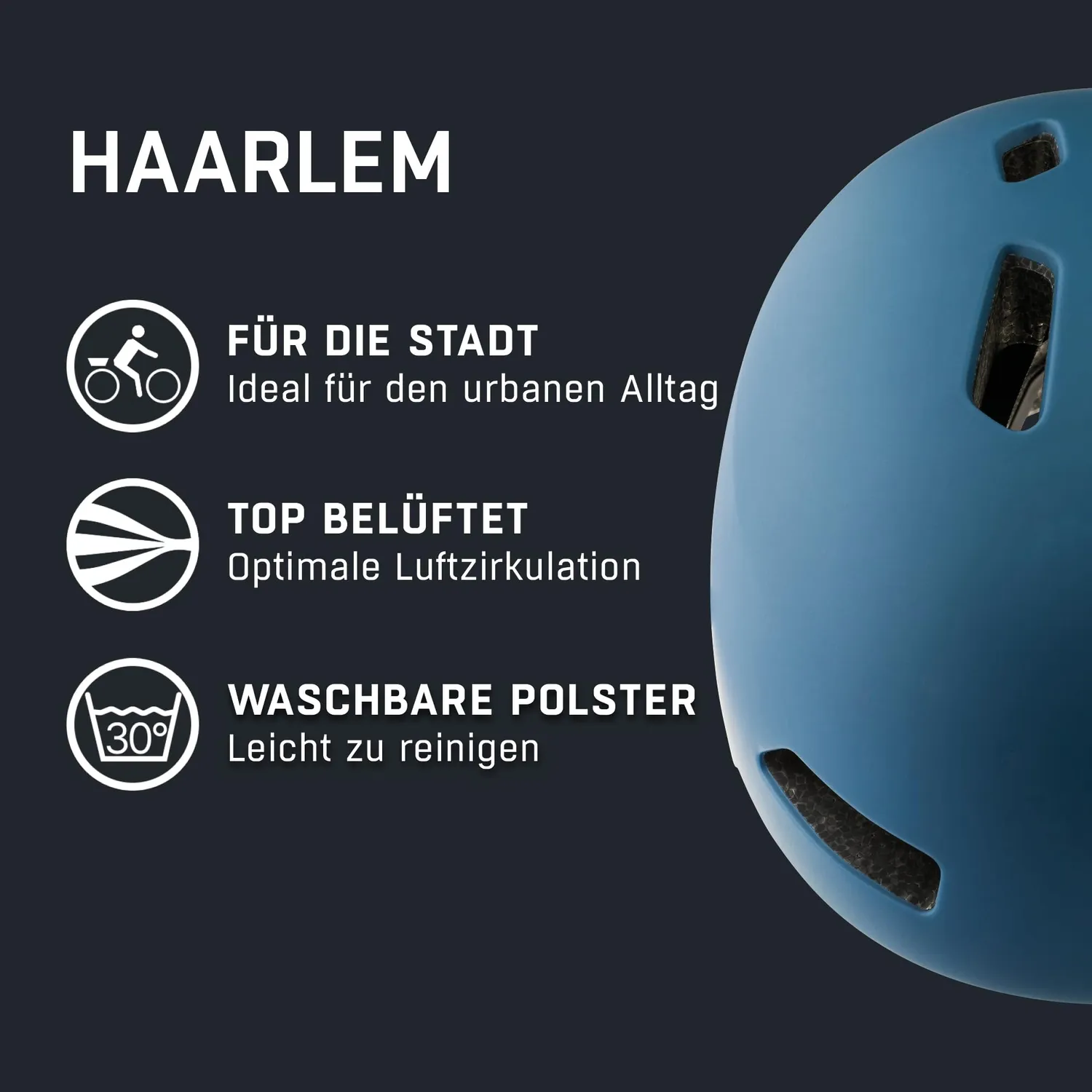 Alpina Haarlem casco bici 57-61 cm coffee-grey matt
